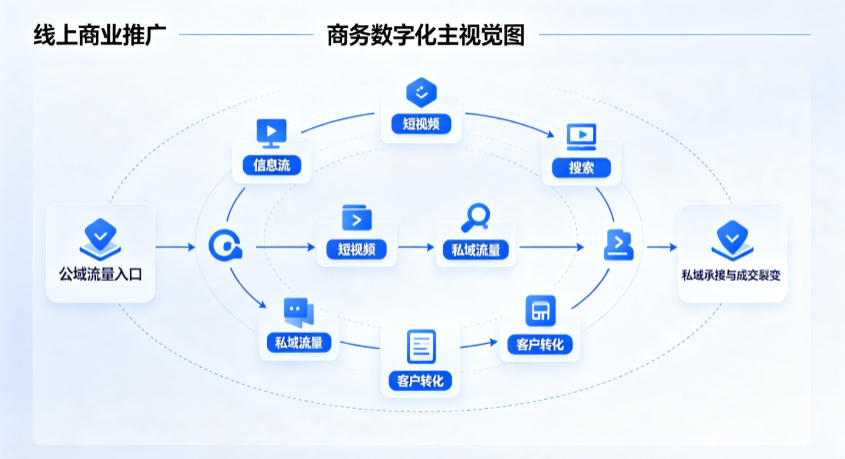 钦南区线上商业推广怎么做？全域流量闭环搭建与低成本转化实战指南